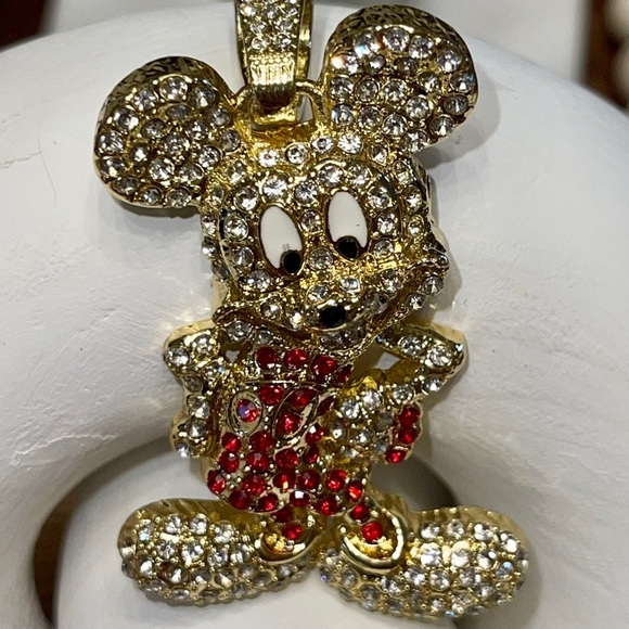 14K Gold Plated Minnie Pendant - Picture 4 of 14
